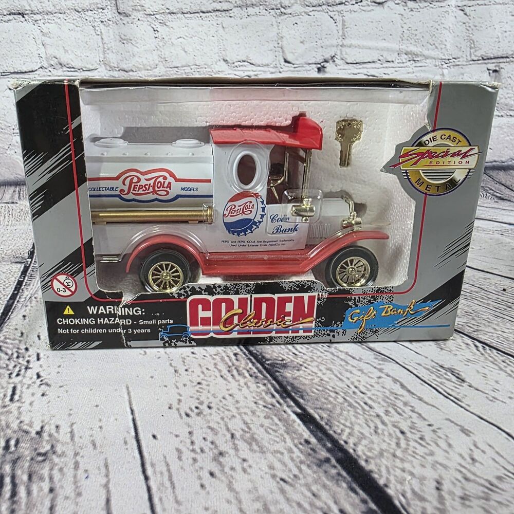 GOLDEN CLASSI PEPSI-COLA DIE CAST BANK